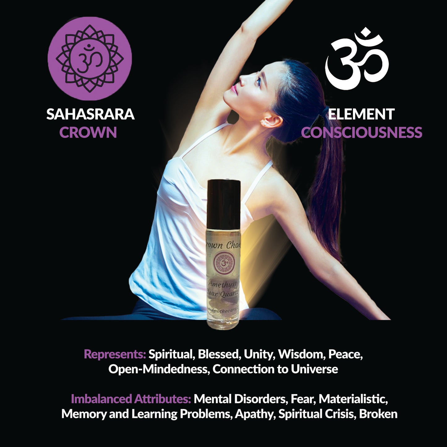 CROWN Chakra Roller