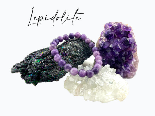 Lepidolite, 8mm