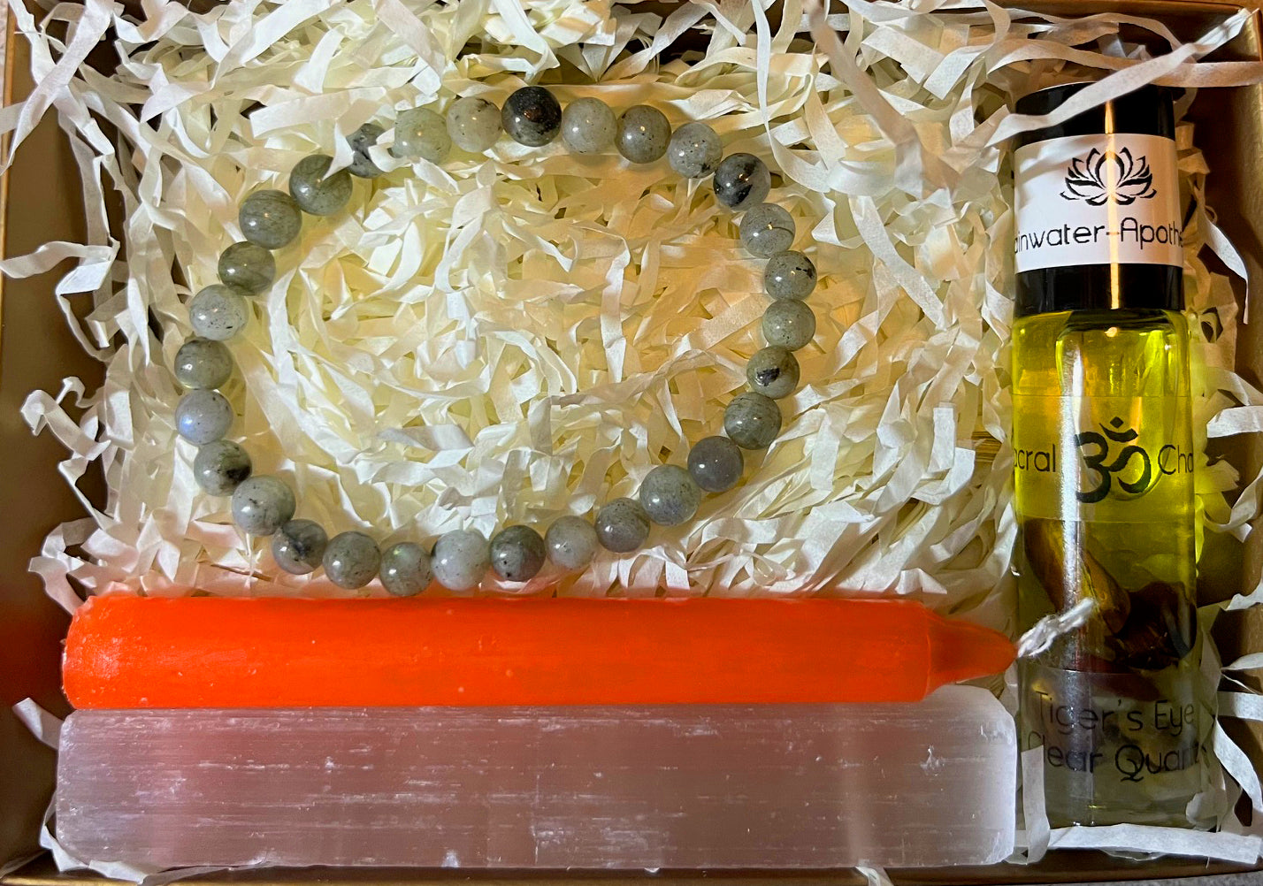 Sacral Chakra Balance Kit -Labradorite Bracelet